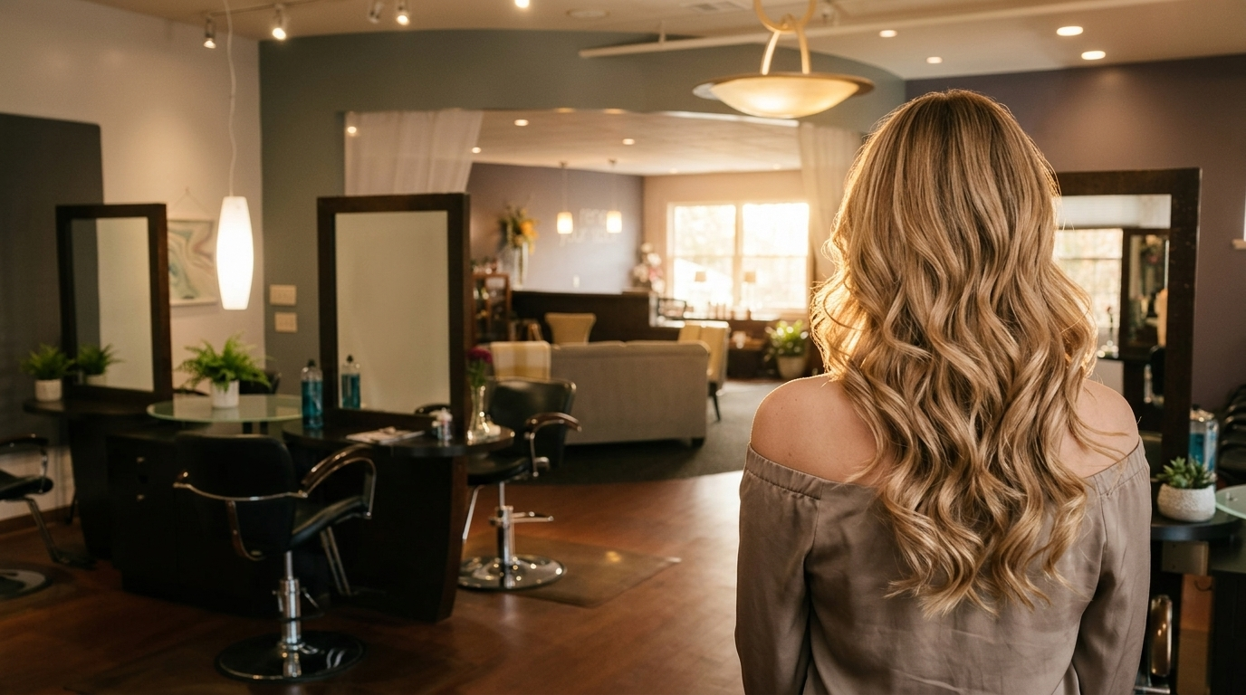 New Leaf Salon & Spa interior